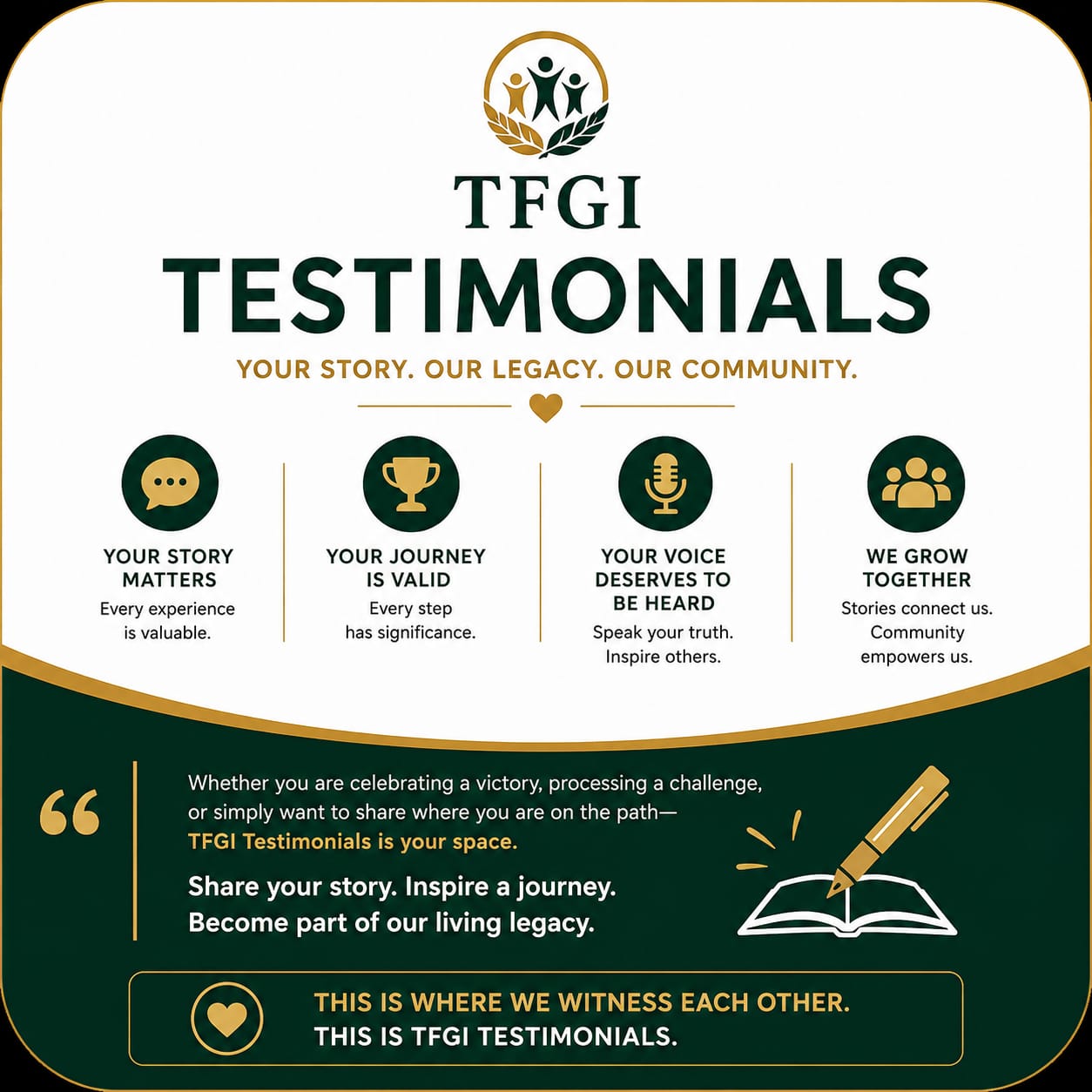 TFGI Testimonials